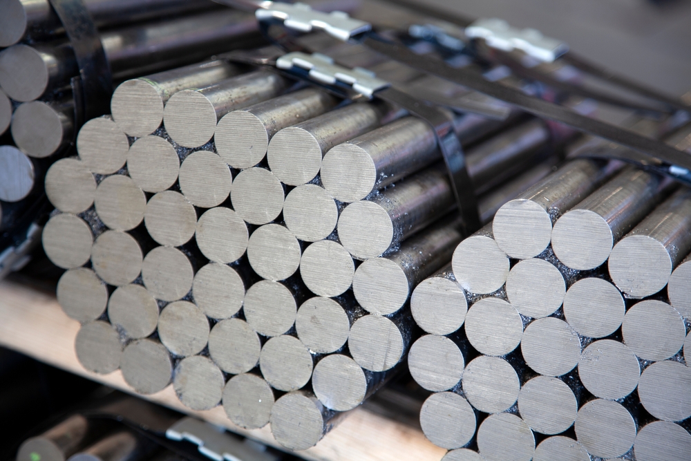 Bundles Of Round Aluminum Bars